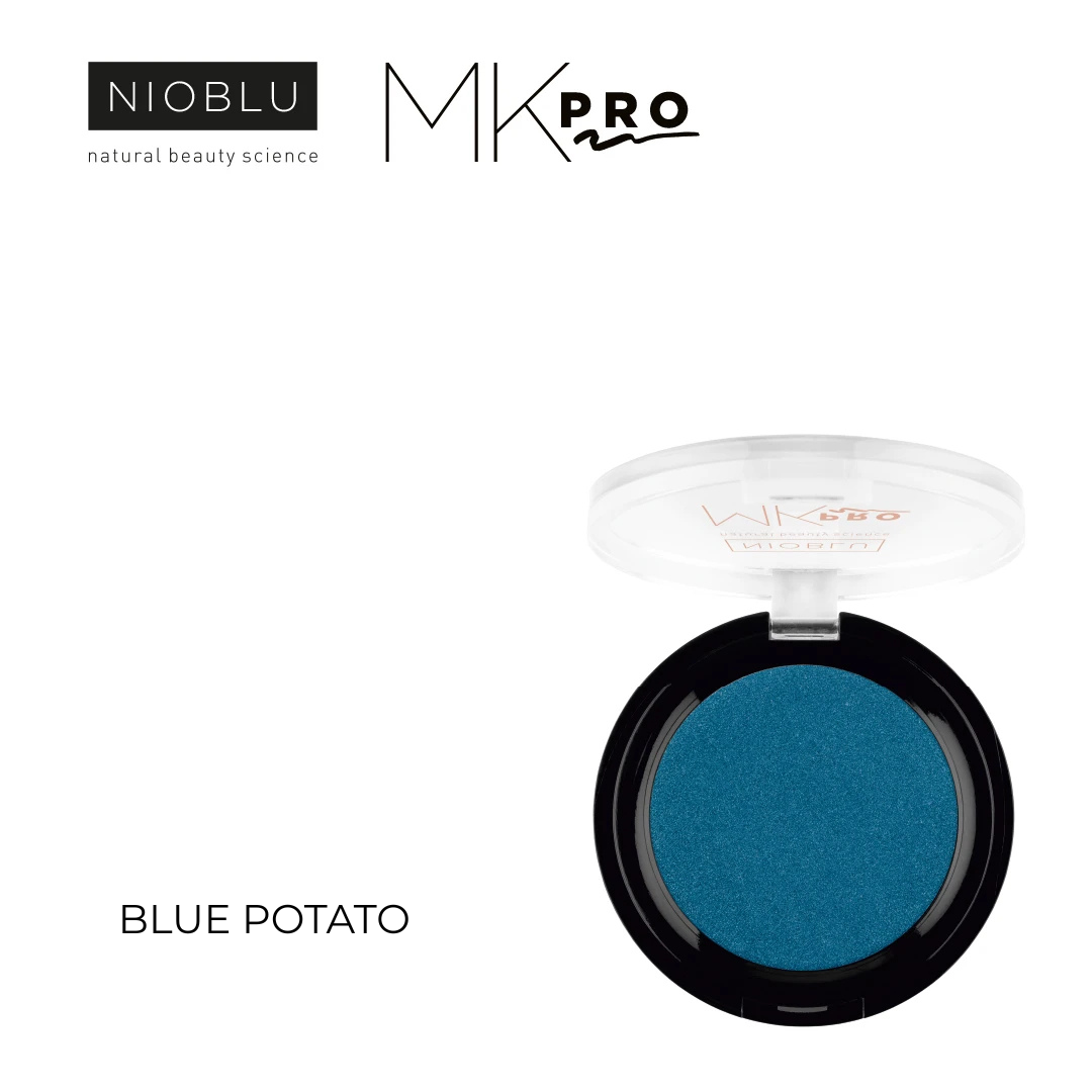 Nioblu Oogschaduw Blue Potato: Uniek blauw - Divae. Nioblu Oogschaduw in de kleur Blue Potato voor een opvallende en moderne look bij Divae in IJsselstein.
