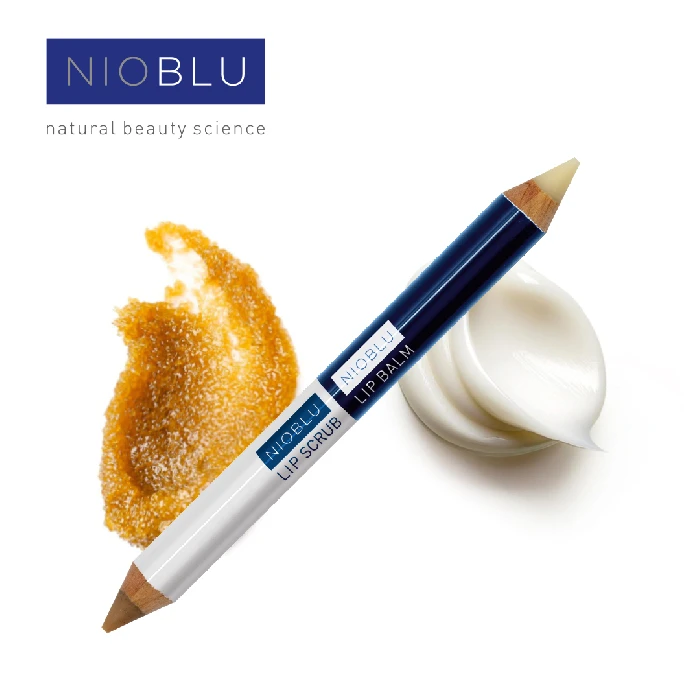 Nioblu Lip Scrub Balm Pencil voor het exfoliëren en verzorgen van de lippen bij Divae IJsselstein.