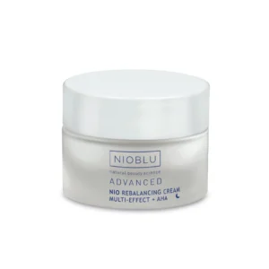 Nioblu Rebalancing Cream Multi Effect + AHA met fruitzuren voor huidvernieuwing en balans bij Divae IJsselstein.