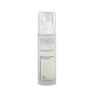 Nioblu Cream Sorbet Moisturiser met lichte sorbet-textuur voor intensieve hydratatie bij Divae IJsselstein.